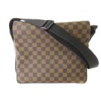 ルイヴィトン LOUIS VUITTON N45255 ダミエ ナヴィグリオ ショルダーバッグ フラップ ブラウン ☆AA★ メンズ