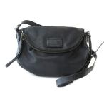 ショッピングJACOBS マークバイマークジェイコブス MARC by MARC JACOBS ショルダーバッグ レザー フラップ ブラック 黒 ☆AA★ レディース