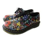 ドクターマーチン DR.MARTENS 1461 AW006 カジュアル シューズ 花柄 3ホール ブラック 黒 4 レディース