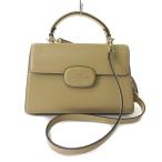 コーチ COACH CT852 エライザ トップ ハンドル バッグ ショルダーバッグ 2WAY ベージュ レディース
