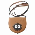 未使用品 ロエベ LOEWE 新品同様 スタジオジブリ となりのトトロ コラボ まっくろくろすけ ポーチ コインケース ヒールバッグ ブラウン