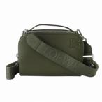 ショッピングLOEWE ロエベ LOEWE 美品 カメラバッグ ミニ ショルダーバッグ ソフトグレインカーフ ボディバッグ レザー カーキ グリーン レディース