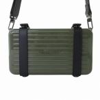 リモワ RIMOWA 美品 クロスボディバッグ ショルダーバッグ アルミニウム カーキ メンズ レディース