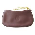  Cartier Cartier сумка кожа бордо *AA* #GY45 женский 