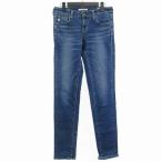  Something something Denim брюки обтягивающий джинсы конический Fit стрейч синий индиго голубой XS женский 