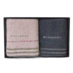  не использовался товар Burberry London BURBERRY LONDON полотенце для рук полотенце для лица 2 шт. комплект носовой платок проверка подарок подарок по случаю конца года розовый серый 