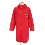  собака teptoDOG DEPT с хлопком пальто длинный Logo вышивка обратная сторона ворсистый красный красный S внешний женский 