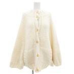  Crows doCLOSED вязаный пончо кардиган S/M белый белый /GV женский 