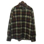 ステューシー STUSSY ネルシャツ チェックシャツ 長袖 ブラウン 茶 M メンズ