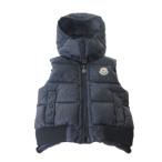 ショッピングmoncler モンクレール MONCLER キッズ ダウンベスト フーデッド ジップアップ ☆AA★ 4A 104cm キッズ