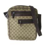 グッチ GUCCI 92551 GGキャンバス ショルダーバッグ ショルダーバッグ ブラウン  メンズ