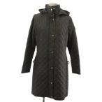 ショッピングラルフ ラルフローレン RALPH LAUREN フーデッド キルティング 中綿コート ジャケット グレー S レディース