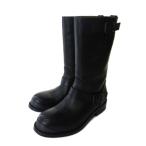 ボッテガヴェネタ BOTTEGA VENETA ミドルブーツ シューズ レザー ブラック 黒 37.5 24.5cm  レディース