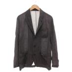 ショッピングギャルソン コムデギャルソンオムプリュス COMME des GARCONS HOMME PLUS テーラードジャケット M 背抜き シングル ダークグレー 春夏 /AE メンズ