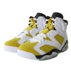 未使用品 ナイキ NIKE 新品同様 CT8529-170 エアジョーダン6 レトロ AIR JORDAN 6 RETRO スニーカー シューズ イエローオークル 26.5cm
