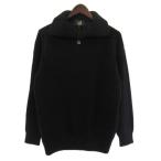 ダンヒル dunhill カシミヤ 襟付き ニット セーター 黒 ブラック S メンズ