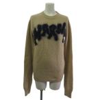 ショッピングMARNI マルニ MARNI ニット セーター ローゲージ フリンジロゴ プルオーバー GCMD0369Q0UFH935 ベージュ 38 レディース