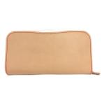 ショッピングCROW レッドクロウ RED CROW 長財布 ウォレット ラウンドファスナー ヌメ革 レザー ベージュ メンズ