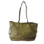 プラダ PRADA トートバッグ ショルダーバッグ メタリック ゴールド  レディース