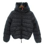 【中古】デュベティカ DUVETICA ハイドロゲン 19AW DIONISIO ALLOVER DOWN JACKET ダウンジャケット スカル ナイロン AA828529 黒 46 メンズ 【ベクトル 古着】