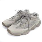 アディダス adidas YEEZY 500 イージー スニーカー シューズ ローカット GX3607 アシュグレー 灰色 US8.5 26.5cm 靴 メンズ