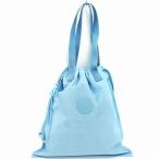 キプリング KIPLING トートバッグ 巾着 カバン ナイロン ライトブルー 水色 ■SM1 レディース