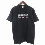 ショッピングsupreme シュプリーム SUPREME 21AW Est.1994 Tee Tシャツ カットソー 半袖 丸首 クルーネック プリント ボックスロゴ ブラック 黒 S メンズ