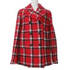  Mark by Mark Jacobs MARC by MARC JACOBS бушлат бушлат половина проверка шерсть S красный #GY19 X женский 