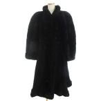toskiTOSCHI меховое пальто длинный замша переключатель двойной способ мех чёрный черный 44 #GY18 женский 