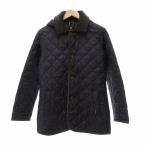 ラベンハム LAVENHAM DENSTON フード キルティングジャケット 34 紫 パープル 114-15-0006 /UO ■GY03 メンズ