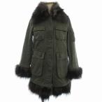  Diag Ram Grace Continental Diagram GRACE CONTINENTAL Mod's Coat милитари мех воротник подкладка имеется 36 хаки женский 