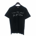 シュプリーム 19SS Buju Banton Wake The World Tee Tシャツ カットソー 半袖 クルーネック コットン プリント 黒 ブラック S ☆AA★
