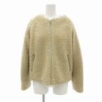 アーバンリサーチ ドアーズ URBAN RESEARCH DOORS ボアブルゾン ジャケット ジップアップ パイル F ベージュ /JS レディース