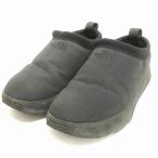  North Face лиловый этикетка fire - fly туфли без застежки обувь нейлон NF52182 Logo вышивка чёрный черный 26.0cm мужской 