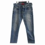  красный карта RED CARD Denim брюки джинсы конический кнопка fly повреждение обработка 29 незначительный синий женский 