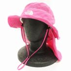  The North Face THE NORTH FACE затеняющий экран, шторки от солнца шляпа нейлон Logo .. шнур имеется NNJ01605 розовый шляпа #GY14 Kids 