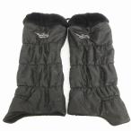  Munsingwear одежда MUNSINGWEAR гетры с хлопком Golf аксессуары искусственный мех чёрный черный женский 