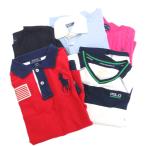 ポロ ラルフローレン POLO RALPH LAUREN 5点セット ポロシャツ シャツ ベスト 長袖 半袖 130 140 150 紺 ネイビー ピンク