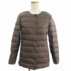  Cross плюс Re:PLUS down пуховик блузон no color bo бежевый M #FF женский 