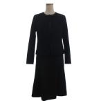  Michel Klein костюм no color жакет блейзер крюк кнопка юбка колено длина одноцветный чёрный черный 36 38 #FF