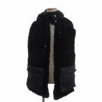 マルニ MARNI ティペット フード ムートン ナイロン 黒 ブラック 小物 レディース