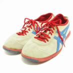 ショッピングオニツカタイガー オニツカタイガー Onitsuka Tiger スニーカー シューズ ローカット TH327Y 青ライン アイボリー 27.5cm 靴 メンズ