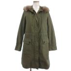  Spick &amp; Span Spick&amp;Span Mod's Coat длинный милитари подкладка имеется хаки внешний женский 