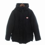 ダントン DANTON DOWN PARKA JACKET ダウンジャケット ロゴ刺繍 フルジップ JD-8535 黒 ブラック 42 メンズ