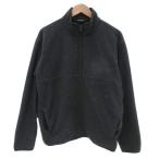 ユニクロ UNIQLO オールド 紺タグ フリースジャケット ブルゾン L グレー /BS ■FF