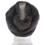  Spick & Span noble Spick&amp;Span Noble прекрасный товар шарф снуд muffler Rex мех кролика мех чай Brown мелкие вещи 