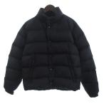 ギャップ GAP ダウンジャケット ブルゾン フルジップ ナイロン 988785 黒 ブラック S メンズ