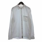 ルイヴィトン LOUIS VUITTON ビジネスシャツ ワイシャツ 長袖 ポケット コットン 白 ホワイト XL メンズ