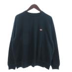 ダントン 美品 天竺コットンクルーネックロングスリーブTシャツ カットソー 長袖 クルーネック ロゴ ワンポイント DT-C0134 緑 40