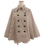 ショッピングポンチョ バーバリー ロンドン BURBERRY LONDON パッカブルポンチョ ブルゾン ボタン フード B1A27-525-40 ベージュ 38 レディース